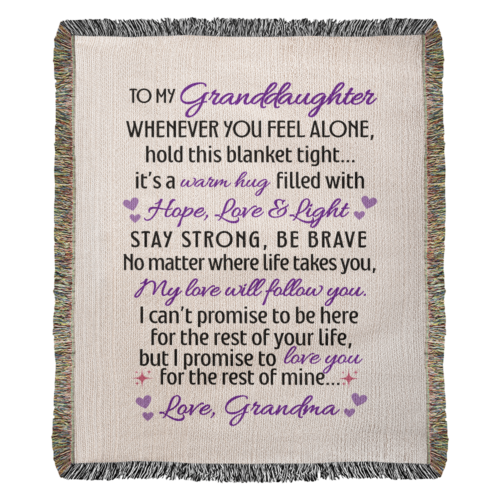 To My Granddaughter - My love will follow you