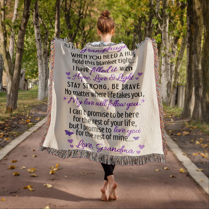 To My Granddaughter - When you need a hug