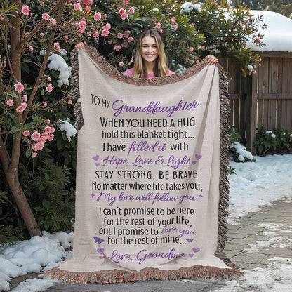 To My Granddaughter - When you need a hug