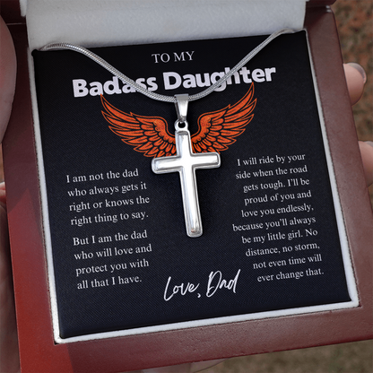 My Badass Daughter - Protect you Cross Gift Set