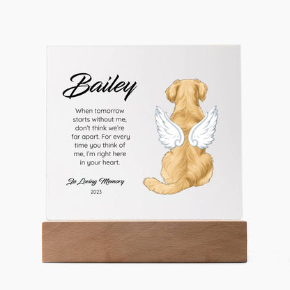 Golden Retriever - Memorial Acrylic