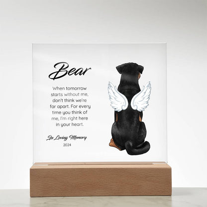 Rottweiler - Memorial Acrylic