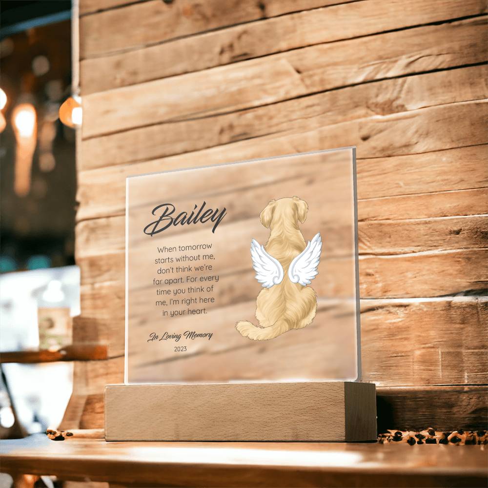 Golden Retriever - Memorial Acrylic